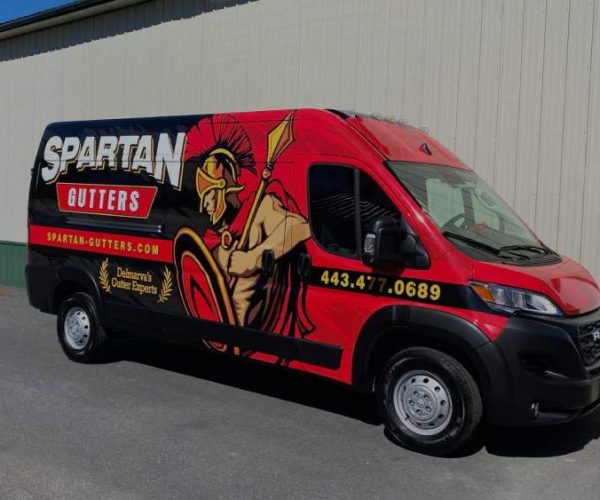 Spartan Gutters Work truck
